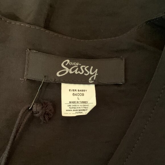 Ever Sassy Side Pocket Maxi Dress Size Large Sleeveless Summer NWT - Picture 4 of 9